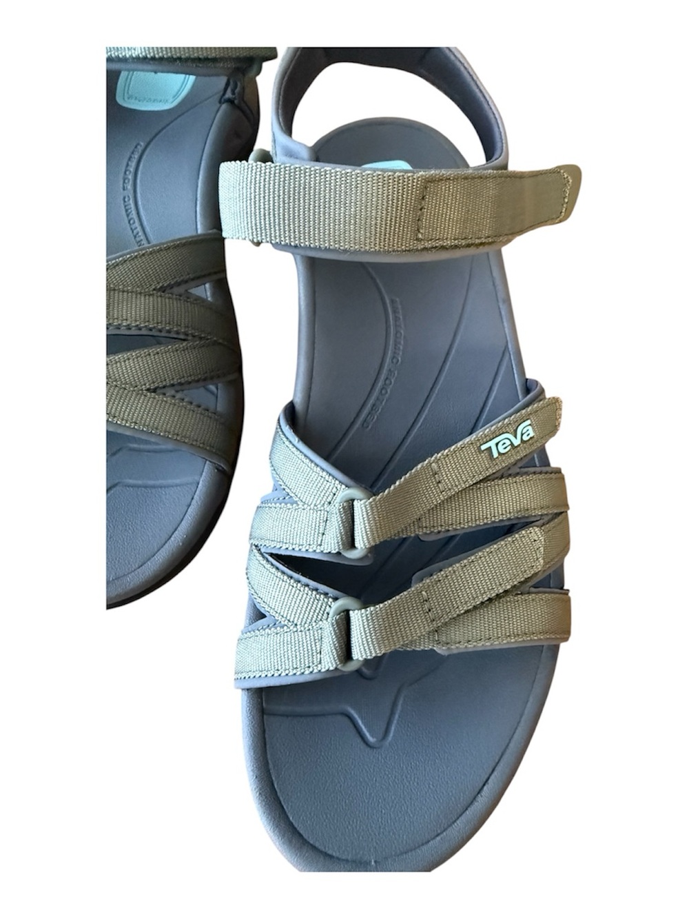 Teva Women’s Adjustable Strappy Burnt Olive Tirra Sport Sandals/ Water Shoes. - Picture 6 of 9